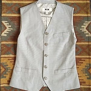 JOSEPH ABBOUD fitted suit vest from Jos A Bank mens S
